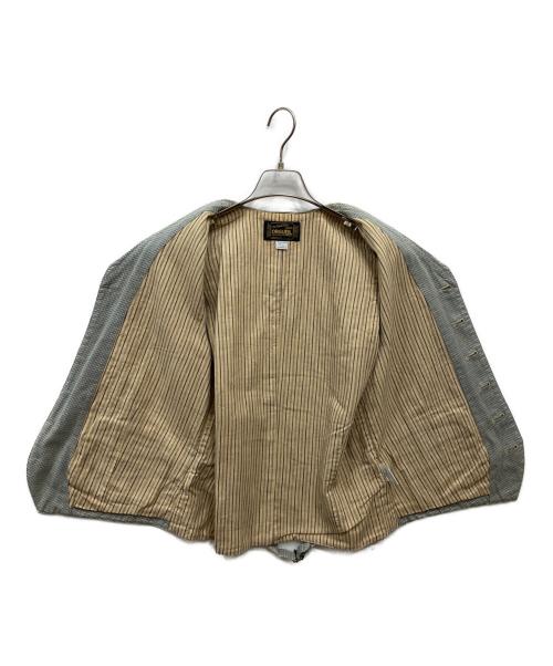 ORGUEIL（オルゲイユ）ORGUEIL (オルゲイユ) 千鳥柄ベスト ブルー サイズ:40の古着・服飾アイテム
