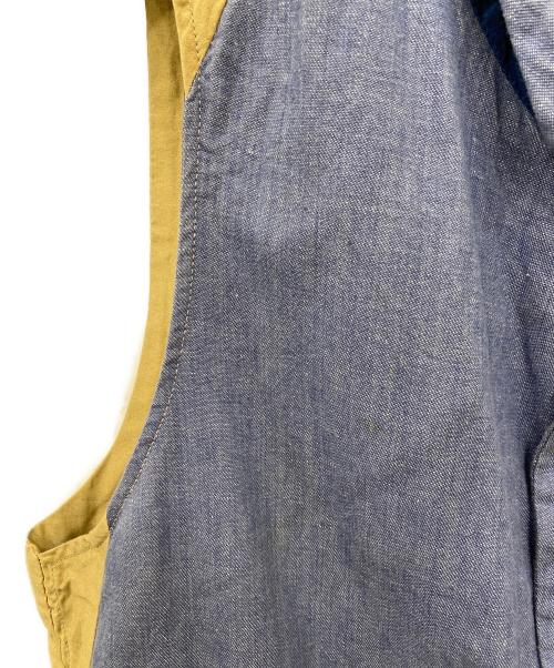 SUGAR CANE（シュガーケーン）SUGAR CANE (シュガーケーン) MISTER FREEDOM (ミスターフリーダム) 6.5oz. BAJA DENIM HACENDADO WAISTCOAT ブルー サイズ:Lの古着・服飾アイテム