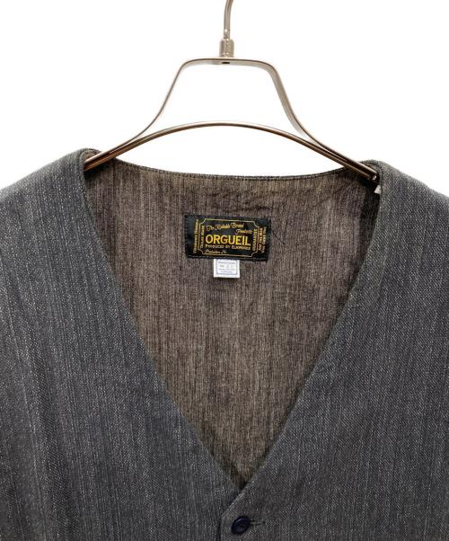 ORGUEIL（オルゲイユ）ORGUEIL (オルゲイユ) ベスト グレー サイズ:40の古着・服飾アイテム