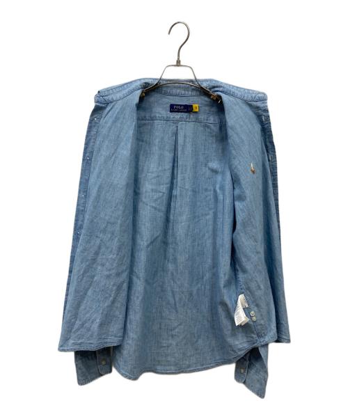 POLO RALPH LAUREN（ポロ・ラルフローレン）POLO RALPH LAUREN (ポロ・ラルフローレン) デニムシャツ インディゴ サイズ:Lの古着・服飾アイテム