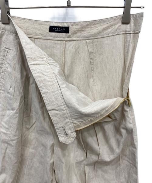 MACPHEE（マカフィー）MACPHEE (マカフィー) クロップドパンツ アイボリー サイズ:36の古着・服飾アイテム