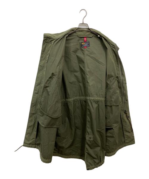 ALPHA INDUSTRIES（アルファインダストリーズ）ALPHA INDUSTRIES (アルファインダストリーズ) モッズコート カーキ サイズ:Lの古着・服飾アイテム