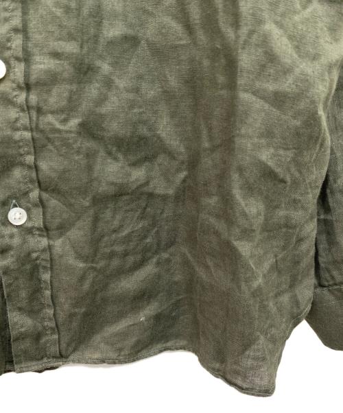 ARCODIO（アルコディオ）ARCODIO (アルコディオ) リネンシャツ カーキ サイズ:Lの古着・服飾アイテム