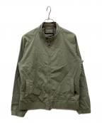 Barbourバブアー）の古着「ROYSTON Solid Harrington Jacket」｜カーキ