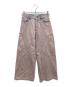 moussy（マウジー）の古着「SUNBURNED CHEMICAL BAGGY DENIM PANTS」｜ピンク