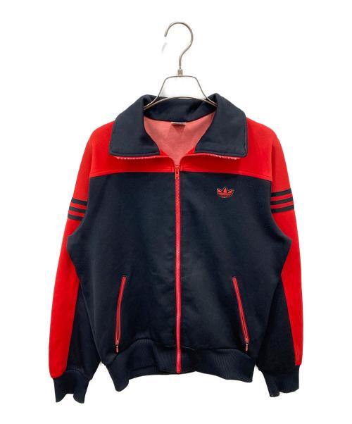 adidas（アディダス）adidas (アディダス) 80s トラックジャケット レッド サイズ:3の古着・服飾アイテム