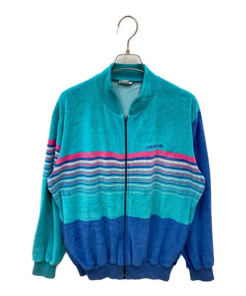 adidas（アディダス）adidas (アディダス) トラックジャケット グリーン×ブルー サイズ:不明の古着・服飾アイテム