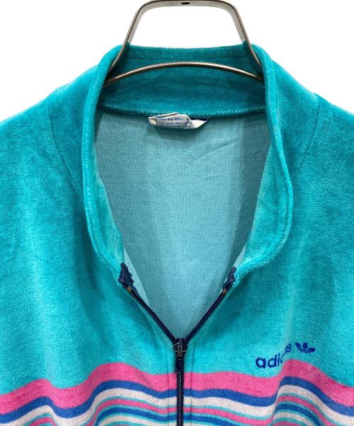 adidas（アディダス）adidas (アディダス) トラックジャケット グリーン×ブルー サイズ:不明の古着・服飾アイテム