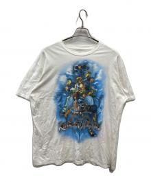 DISNEY×スクウェア・エニックス（ディズニー×スクウェア・エニックス）の古着「00s KINGDOM HEARTS ゲームTシャツ」｜ホワイト