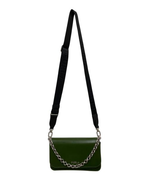 FURLA（フルラ）FURLA (フルラ) 2WAYショルダーバッグ グリーンの古着・服飾アイテム