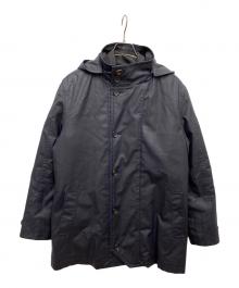 dunhill（ダンヒル）の古着「ポリ加工ライナー付コート」｜ネイビー