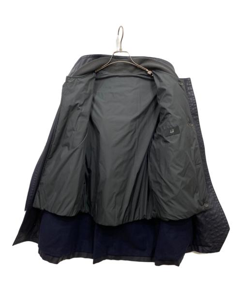 dunhill（ダンヒル）dunhill (ダンヒル) ポリ加工ライナー付コート ネイビー サイズ:Sの古着・服飾アイテム