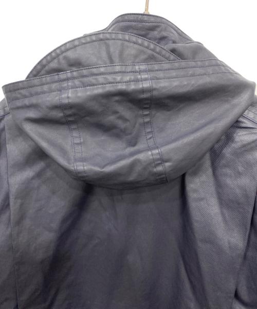dunhill（ダンヒル）dunhill (ダンヒル) ポリ加工ライナー付コート ネイビー サイズ:Sの古着・服飾アイテム