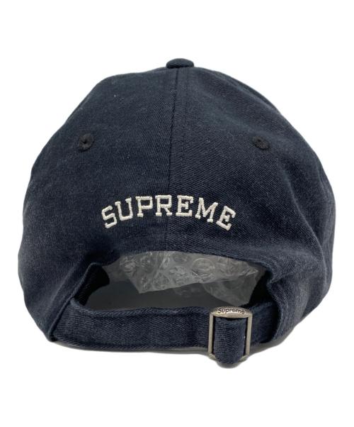 SUPREME（シュプリーム）Supreme (シュプリーム) 25SS LEATHER APPLIQUE PANEL CAP ブラックの古着・服飾アイテム