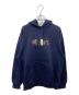 stussy（ステューシー）の古着「ロゴプルオーバーパーカー」｜ネイビー