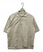 AURALEEオーラリー）の古着「SUPER FINE COTTON SALT SHRINK PIQUE BIG POLO」｜アイボリー