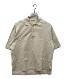 AURALEE（オーラリー）の古着「SUPER FINE COTTON SALT SHRINK PIQUE BIG POLO」｜アイボリー