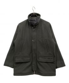 STILL BY HAND（スティルバイハンド）の古着「LAMB MELTON HALF COAT」｜ブラウン