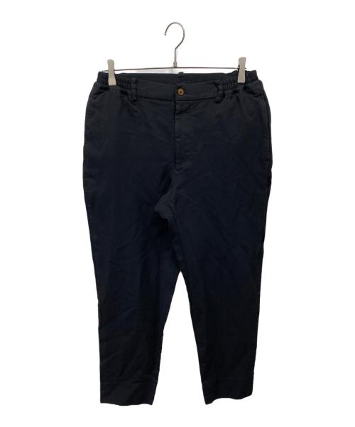 COMME des GARCONS（コムデギャルソン）COMME des GARCONS (コムデギャルソン) 染色加工ポリ縮絨パンツ ブラック サイズ:Sの古着・服飾アイテム