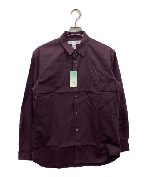 COMME des GARCONS SHIRT（コムデギャルソンシャツ）COMME des GARCONS SHIRT (コムデギャルソンシャツ) Cotton Poplin Plain ブラウン サイズ:S 未使用品の古着・服飾アイテム