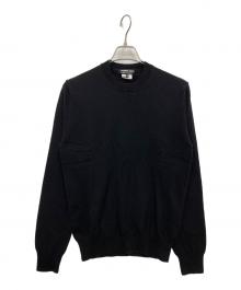 COMME des GARCONS HOMME DEUX（コムデギャルソン オム ドゥ）の古着「クルーネックニット」｜ブラック