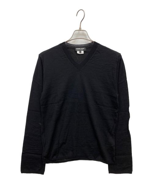 COMME des GARCONS HOMME DEUX（コムデギャルソン オム ドゥ）COMME des GARCONS HOMME DEUX (コムデギャルソン オム ドゥ) ニット ブラック サイズ:Sの古着・服飾アイテム