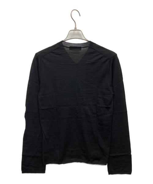 COMME des GARCONS HOMME DEUX（コムデギャルソン オム ドゥ）COMME des GARCONS HOMME DEUX (コムデギャルソン オム ドゥ) ニット ブラック サイズ:Sの古着・服飾アイテム