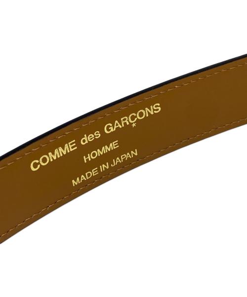 COMME des GARCONS HOMME DEUX（コムデギャルソン オム ドゥ）COMME des GARCONS HOMME DEUX (コムデギャルソン オム ドゥ) レザーベルト ブラックの古着・服飾アイテム