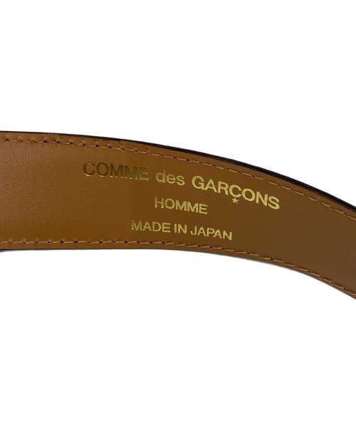 COMME des GARCONS HOMME（コムデギャルソン オム）COMME des GARCONS HOMME (コムデギャルソン オム) レザーベルト ブラックの古着・服飾アイテム