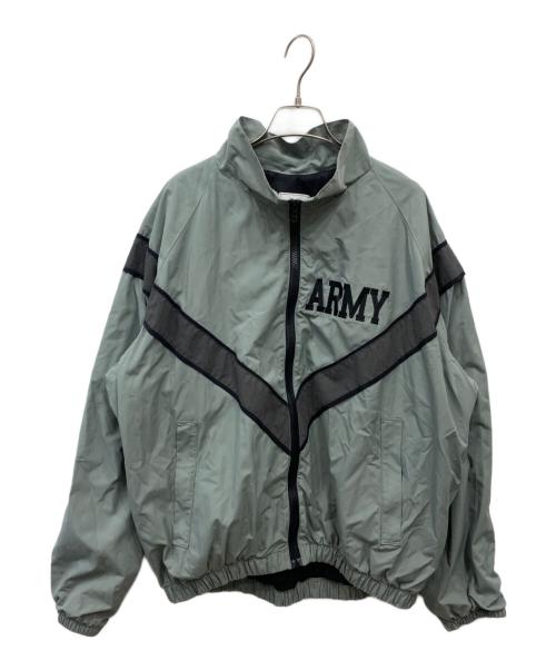 US ARMY（ユーエスアーミー）US ARMY (ユーエスアーミー) PFU トレーニングジャケット グリーン サイズ:Sの古着・服飾アイテム