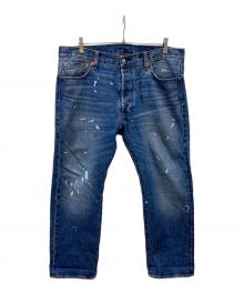 LEVI'S PReMIUM×JOURNAL STANDARD（リーバイス プレミアム×ジャーナルスタンダード）の古着「ペイント加工デニムパンツ」｜インディゴ