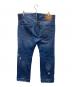 LEVI'S PReMIUM (リーバイス プレミアム) JOURNAL STANDARD (ジャーナルスタンダード) ペイント加工デニムパンツ インディゴ サイズ:W36L28：12000円