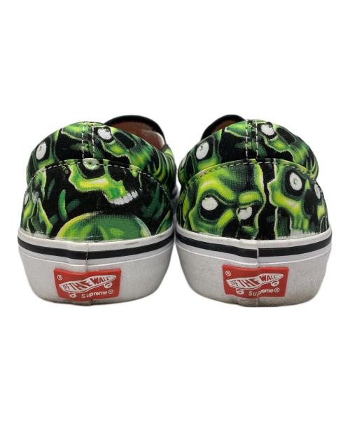 VANS（ヴァンズ）VANS (ヴァンズ) Supreme (シュプリーム) 18SS Skull Pile Slip On グリーン サイズ:UK7.5の古着・服飾アイテム
