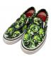 VANS（ヴァンズ）の古着「18SS Skull Pile Slip On」｜グリーン