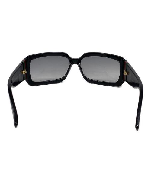 GUCCI（グッチ）GUCCI (グッチ) シェリーラインサングラス ブラック サイズ:58□14-125の古着・服飾アイテム