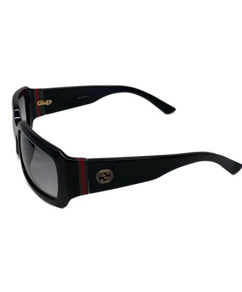 GUCCI（グッチ）GUCCI (グッチ) シェリーラインサングラス ブラック サイズ:58□14-125の古着・服飾アイテム