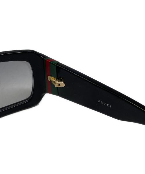 GUCCI（グッチ）GUCCI (グッチ) シェリーラインサングラス ブラック サイズ:58□14-125の古着・服飾アイテム