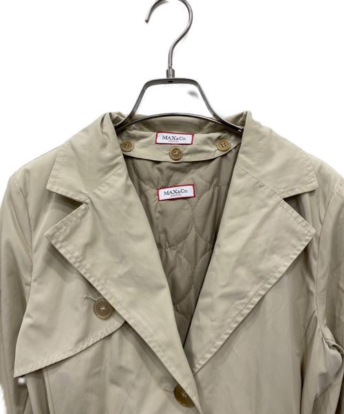 MAX&Co.（マックスアンドコー）MAX&Co. (マックスアンドコー) ライナー付トレンチコート ベージュ サイズ:Mの古着・服飾アイテム