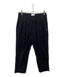 WTAPS（ダブルタップス）の古着「TUCK TROUSERS COTTON FLANNEL」｜ブラック