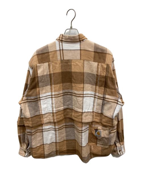 Carhartt WIP（カーハート ワーク イン プログレス）Carhartt WIP (カーハート ワーク イン プログレス) Invincible (インヴィンシブル) L/S WORK SHIRT MAX ベージュ サイズ:Lの古着・服飾アイテム