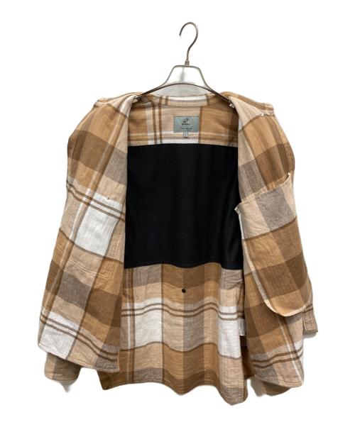 Carhartt WIP（カーハート ワーク イン プログレス）Carhartt WIP (カーハート ワーク イン プログレス) Invincible (インヴィンシブル) L/S WORK SHIRT MAX ベージュ サイズ:Lの古着・服飾アイテム