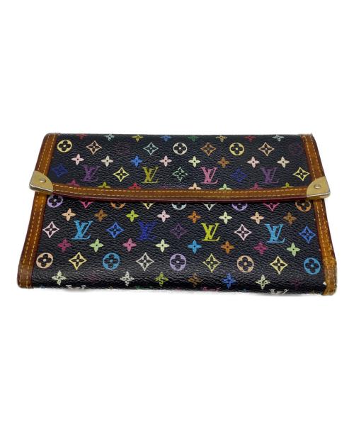 LOUIS VUITTON（ルイ ヴィトン）LOUIS VUITTON (ルイ ヴィトン) 長財布 ブラックの古着・服飾アイテム