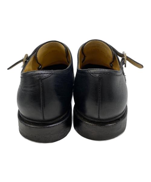 PARABOOT（パラブーツ）PARABOOT (パラブーツ) ダブルモンクシューズ ブラック サイズ:8の古着・服飾アイテム
