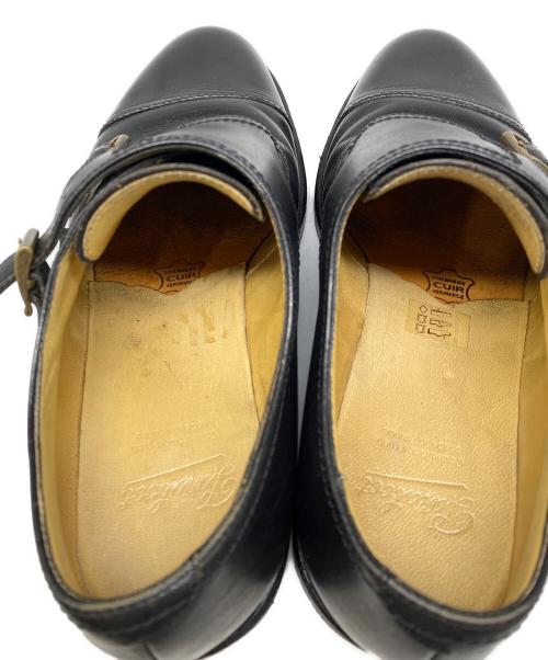 PARABOOT（パラブーツ）PARABOOT (パラブーツ) ダブルモンクシューズ ブラック サイズ:8の古着・服飾アイテム