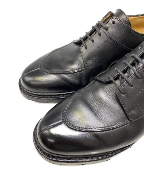 PARABOOT（パラブーツ）PARABOOT (パラブーツ) Uチップシューズ ブラック サイズ:8の古着・服飾アイテム