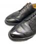 中古・古着 PARABOOT (パラブーツ) Uチップシューズ ブラック サイズ:8：35000円