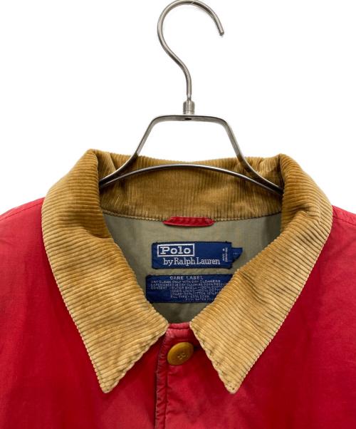 POLO RALPH LAUREN（ポロ・ラルフローレン）POLO RALPH LAUREN (ポロ・ラルフローレン) ハンティング ダウンジャケット レッド サイズ:XLの古着・服飾アイテム