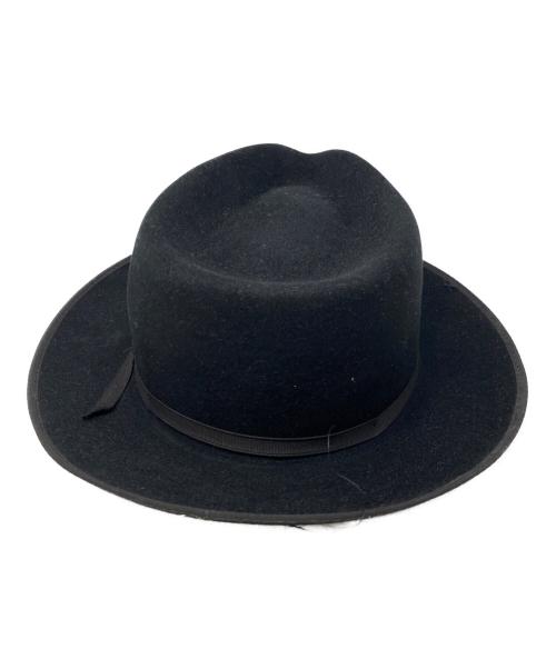 STETSON（ステットソン）STETSON (ステットソン) ハット ブラック サイズ:59　7　3/8の古着・服飾アイテム