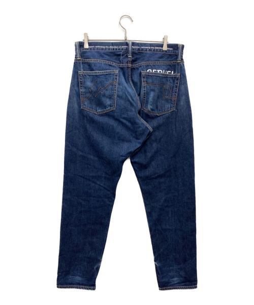 SEQUEL（シークエル）SEQUEL (シークエル) FRAGMENT DESIGN (フラグメントデザイン) セルビッチデニムパンツ インディゴ サイズ:XLの古着・服飾アイテム