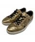 JIMMY CHOO（ジミーチュウ）の古着「CASH スタッズスニーカー」｜ゴールド